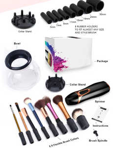 Electric Makeup Brush Cleaner & Dryer Set