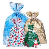 Recyclable Drawstring Christmas Gift Bags(30 Sets)