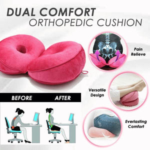 "I have had a lot of problems with pressure on my tailbone & butt This cushion saved me!" Jody D., Dual Comfort Orthopedic Cushion Customer