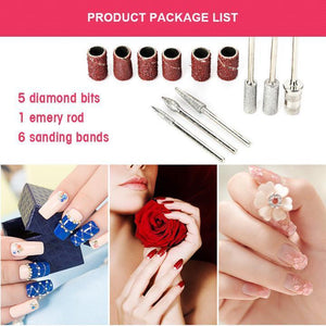 Electric Nail Polishing Machine Manicure Pedicure Kit