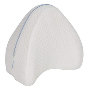 "I'm pleased with my cushion, eases back, knee & hip pain!" ~ Kathleen D., Orthopedic leg pillow customer