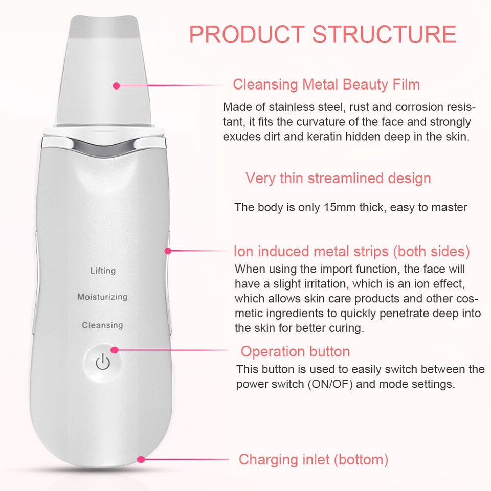 All in One Ultrasonic Skin Blackhead Remover